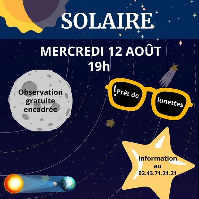 Eclipse solaire Tuffé- 12 août