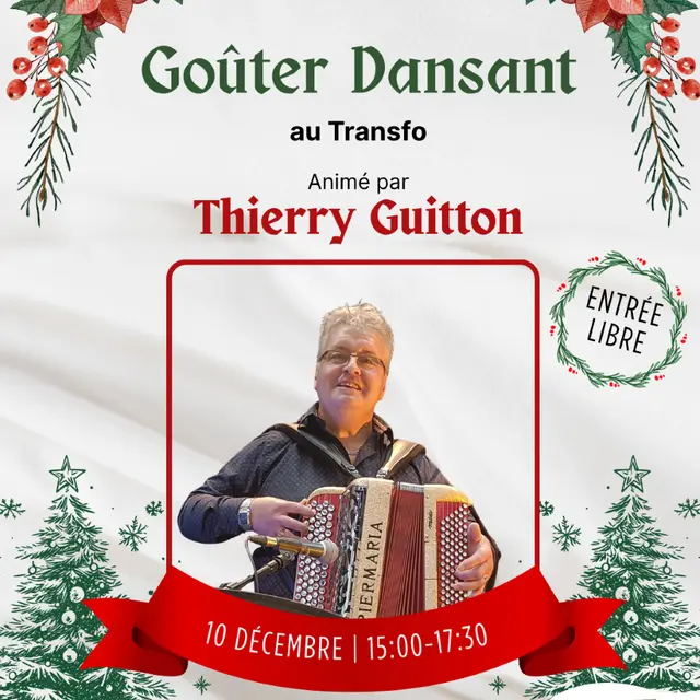 affiche goûter de Noël