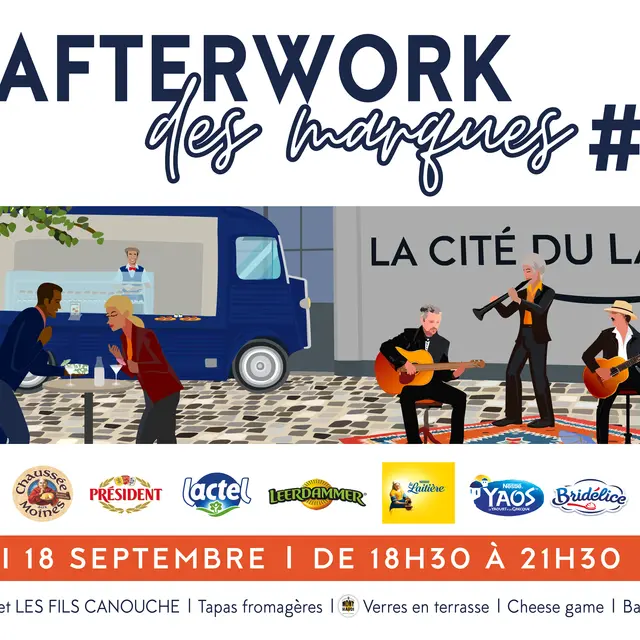 afterwork des marques cité du lait