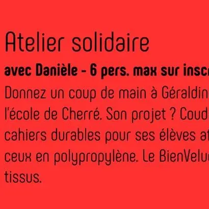 atelier solidaire 22 aout