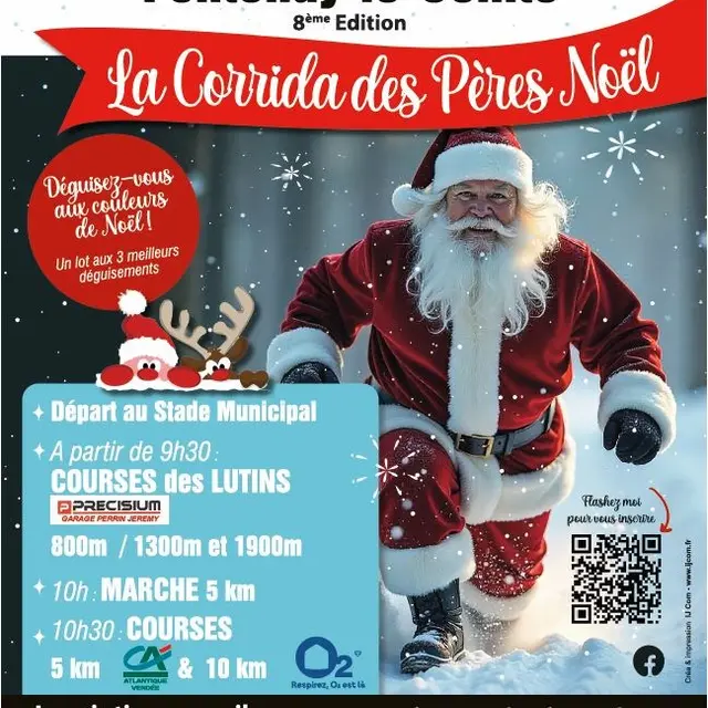 corrida des pères noel