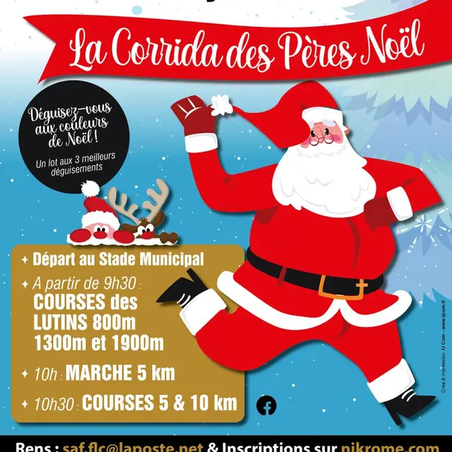 corrida du père noel 2024 Fontenay-le-comte