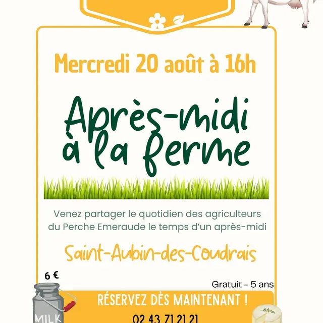 Copie de Copie de Affiche Ferme camping - clerardin