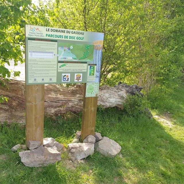 Panneau disc-golf