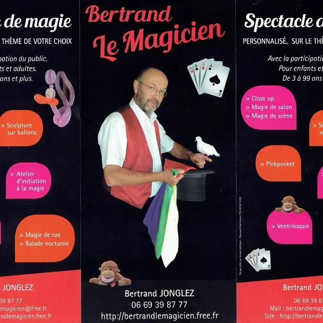 flyer - bertrand le magicien