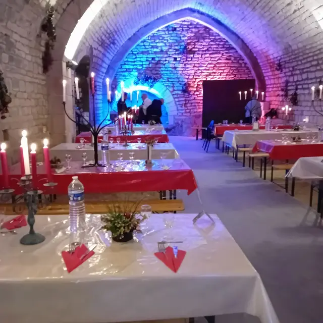 visuel repas cave à sel de l'abbaye de Maillezais