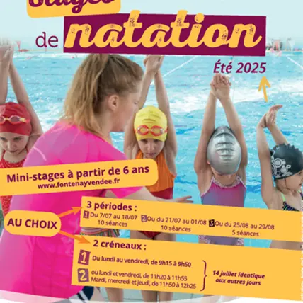 Stage de natation piscine océanide