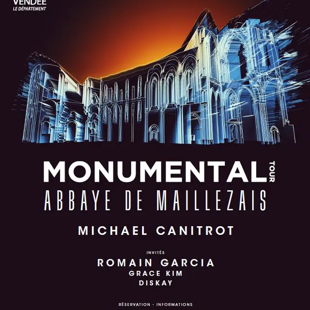 monumental tour 2025 abbaye Maillezais - Mickael Canitrot