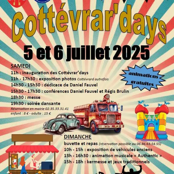5 et 6 juillet cottévrard