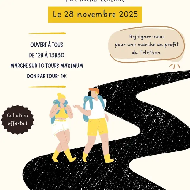 Marche caritative Télathon