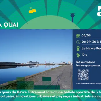 6 km à quai