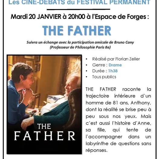 Ciné debat : The father - Forges-les-Eaux