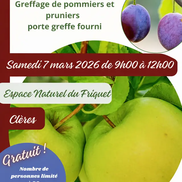 7 mars atelier greffe clères