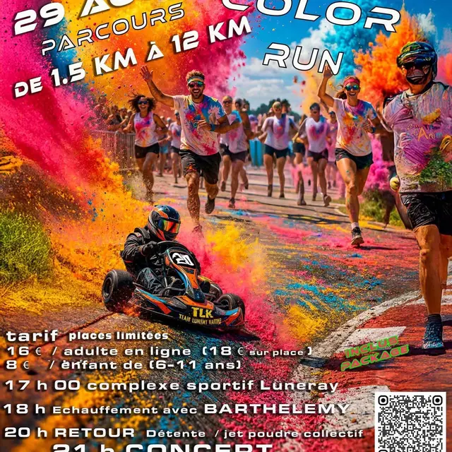 Color run à Luneray