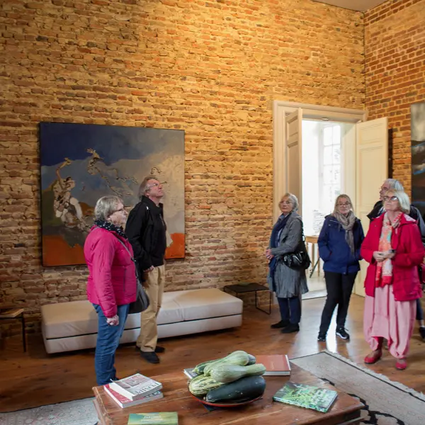 Visite du château de Bosmelet avec Alain Germain