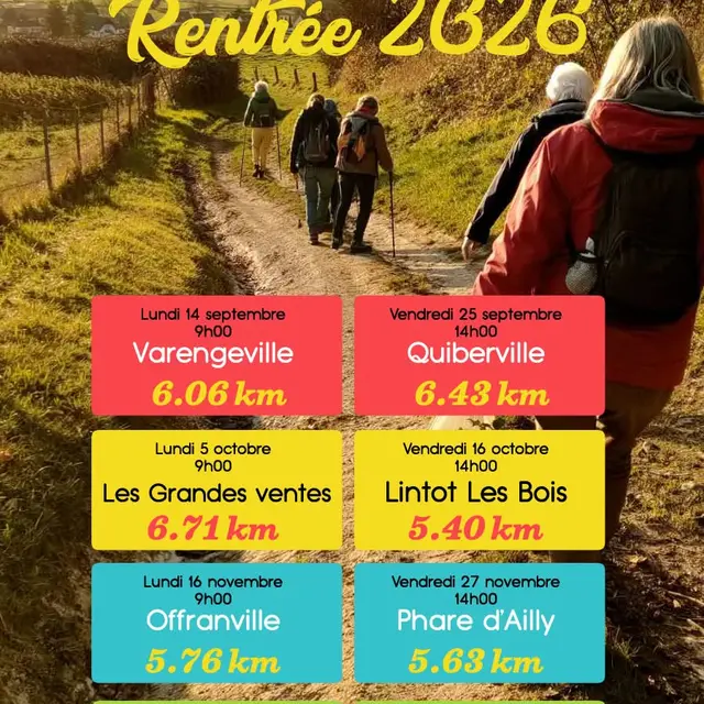 Randonnée à Quiberville