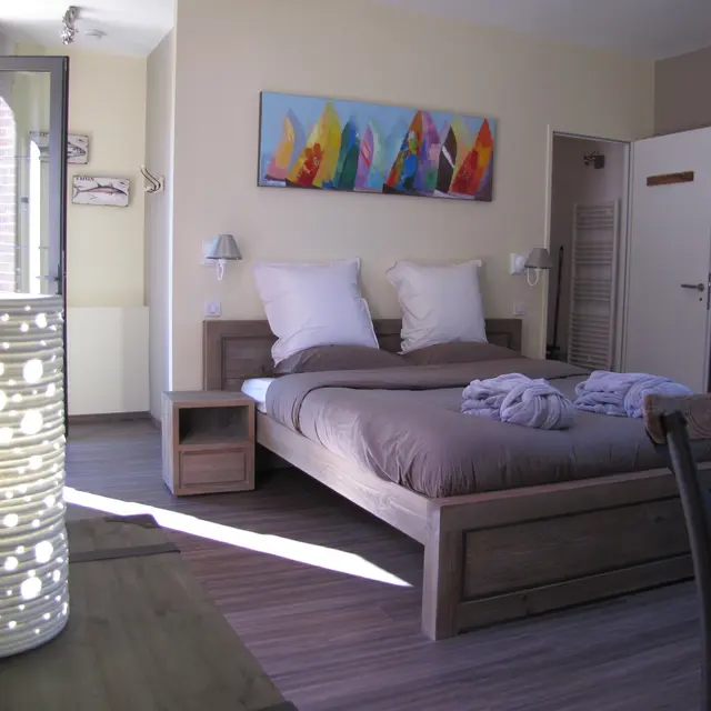 Ouville - Villa Argonne gîte LE TREPORT chambre