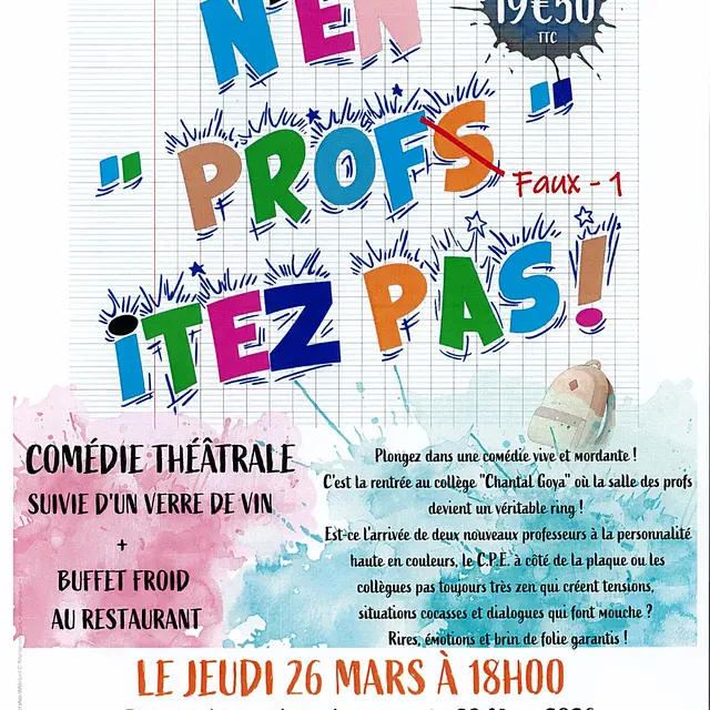 032626 - LE TREPORT - Théâtre n'en  profitez pas