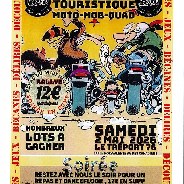 050226 - LE TREPORT- Rallye touristique moto mob quad