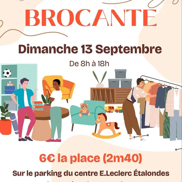 091326 - ETALONDES - Brocante