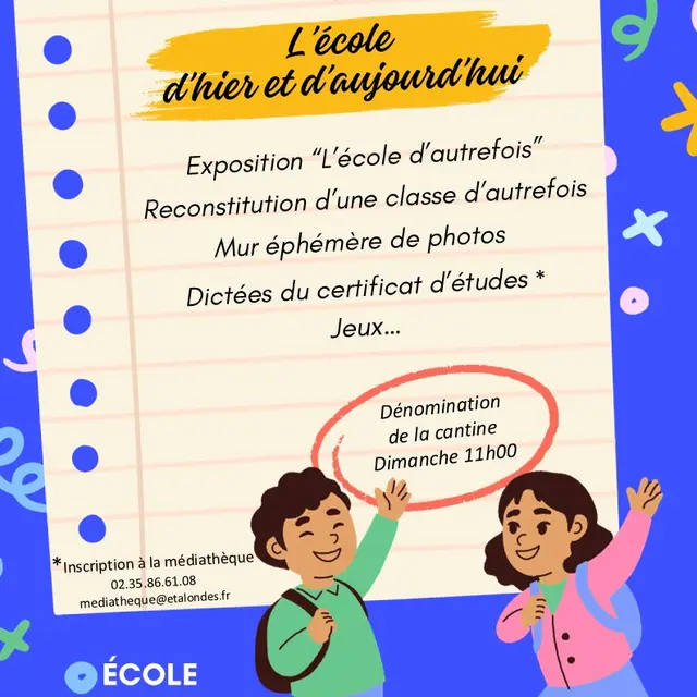 092125 - ETALONDES - Exposition L'école d'autrefois
