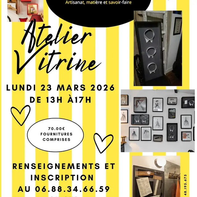 Atelier vitrine