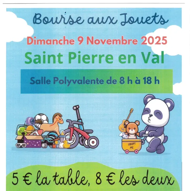 110925 - SAINT-PIERRE-EN-VAL - Bourse aux jouets