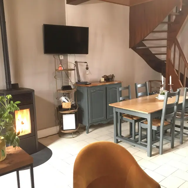 Criel sur mer la casa n'yères Pièce principale