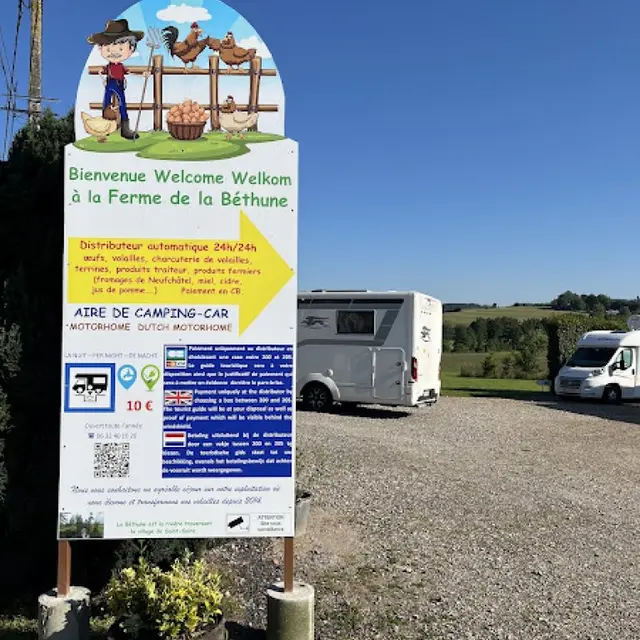 Aire de stationnement et de service de La Ferme de Béthune