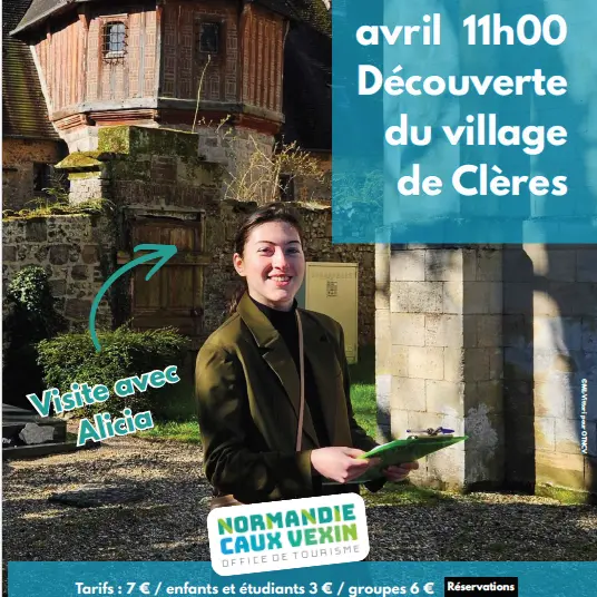 18 04 Visite guidée clères
