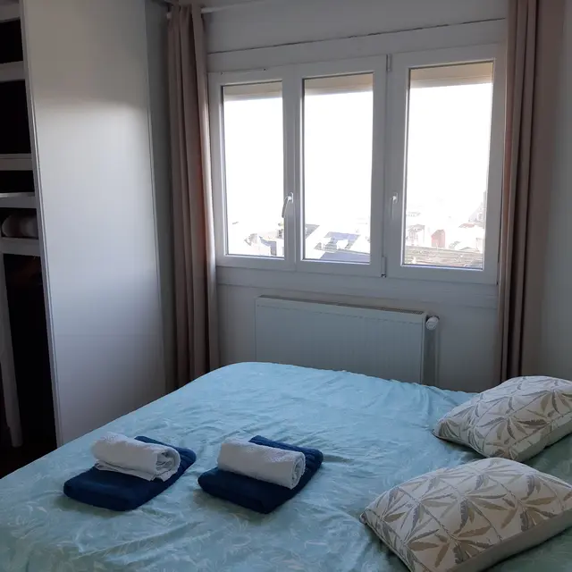 Chambre double vue mer avec rangement