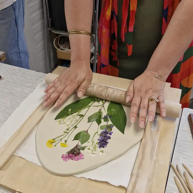 Atelier dessous de plat en porcelaine