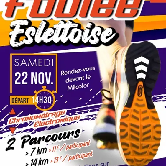 22 11 eslettes foulée