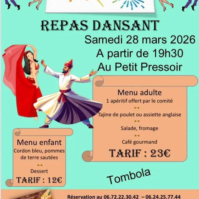 repas dansant auffay