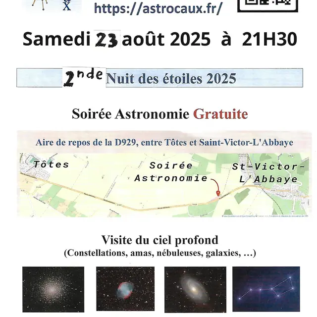 2nd Nuit des étoiles Astrocaux