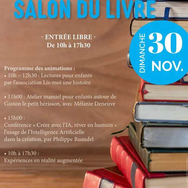 3011 salon du livre Montville nouveau visuel Programme Salon 2025