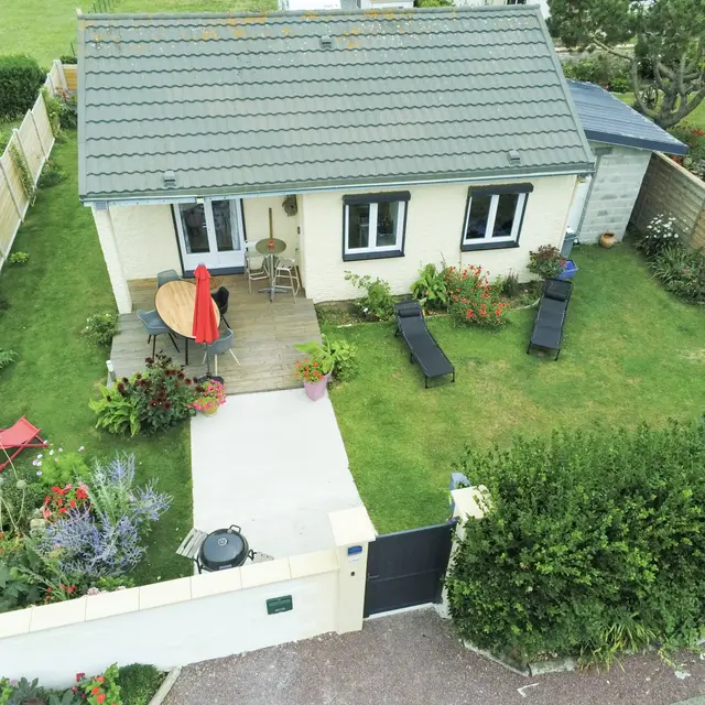 Photo aeriene de la maison