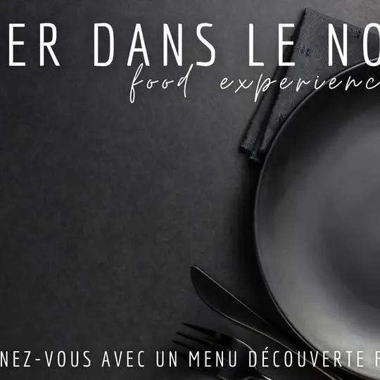 visuel diner dans le noir