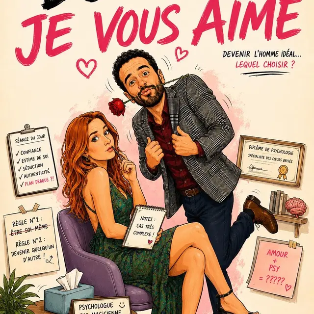 Affiche - Docteur, Je Vous Aime!