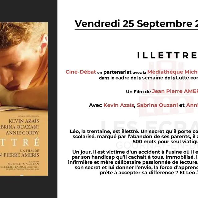 Affiche Illettre – 25 septembre 2026