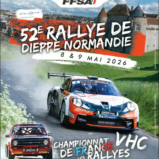 Affiche Rallye de Dieppe 2026
