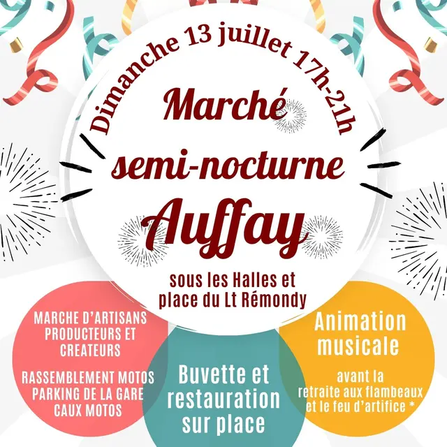 Affiche Évènement Fête du Village