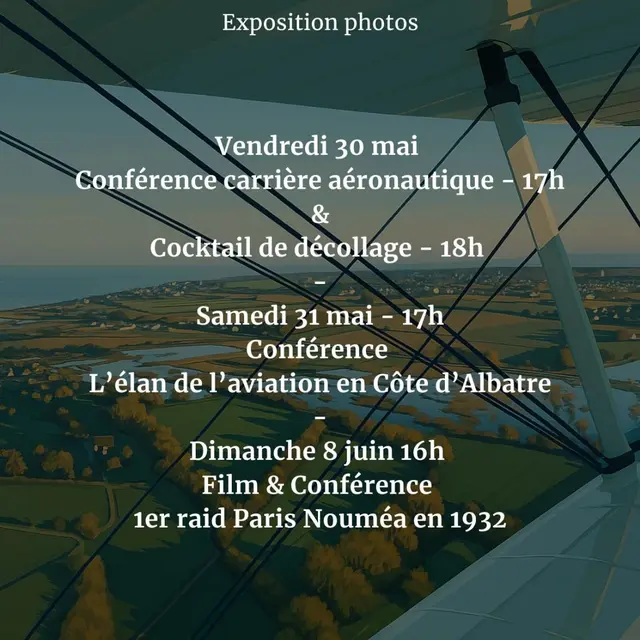 Affiche animations autour de l'expo pour l'amour du ciel