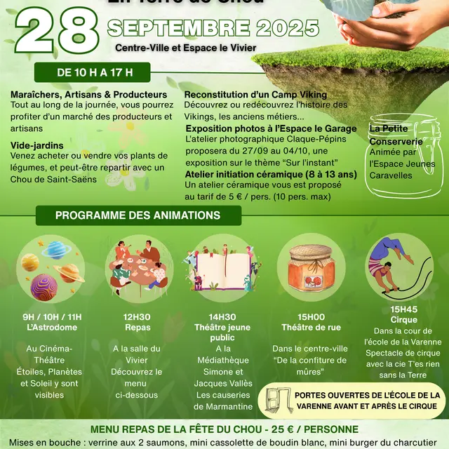 Affiche fête du chou 2025 - 1