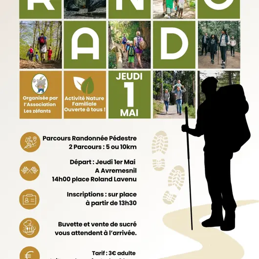 Affiche rando Avremesnil er mai25