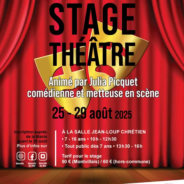 Affiche stage theatre