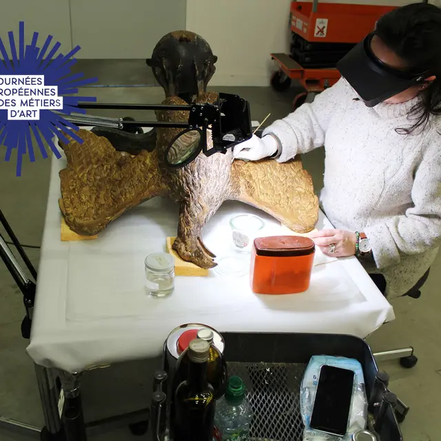 Atelier ouvert - Découverte du métier de restauratrice du patrimoine et visite guidée