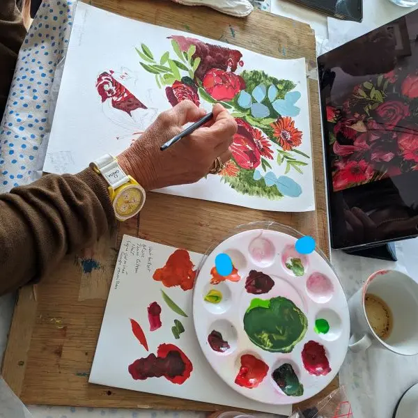 Atelier-peinture-et-dessin-Buchy-credit-isabelle-beaussant-de-pas-propriete-d-un-eleve