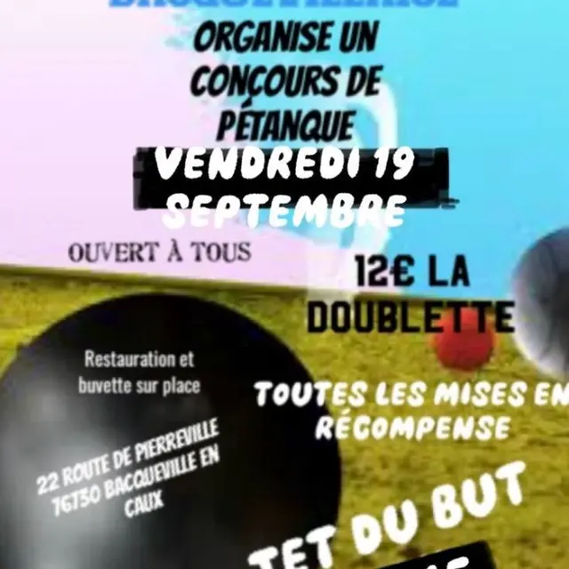 Concours de pétanque