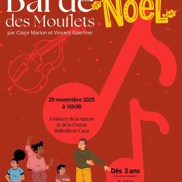 Beige Rouge Minimaliste Marché de Noël Affiche - 1